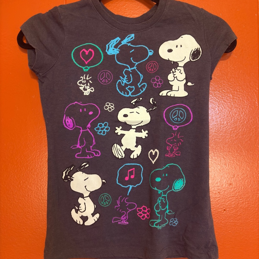 Kids Snoopy Graphic Tee - Old Navy with Multicolor Prints